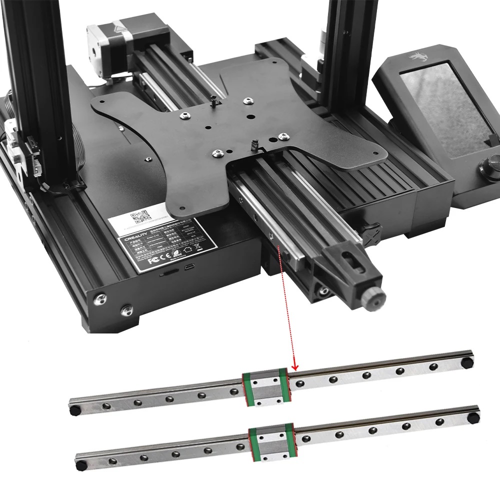 Kit Rel Linear Ganda Y-AXIS MG - Linear Rail Mgn12H Set ulasan dan harga